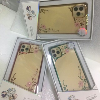 Ốp Kavaro lưng cứng đính hoa đá iphone 13/ ip13pro/ ip13pro max