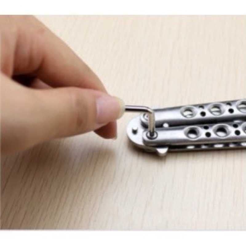 Lược Bướm Kim Loại Inox Tập Luyện Giảm Căng Thẳng, Cắt Tóc