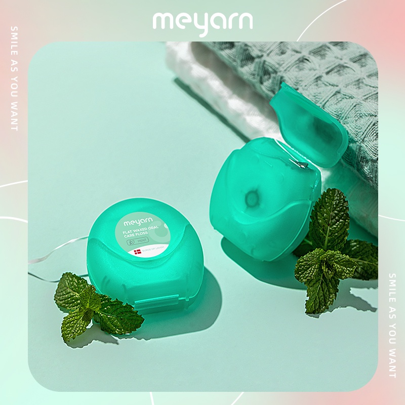 MEYARN Chỉ nha khoa chăm sóc răng miệng mạnh mẽ 50 mét có thể rút di động