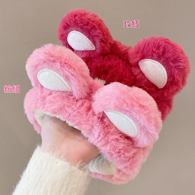 Băng Đô Cài Tóc Rửa Mặt Hình Gấu Hồng Dễ Thương Thời Trang Thu Đông Hàn Quốc 2022