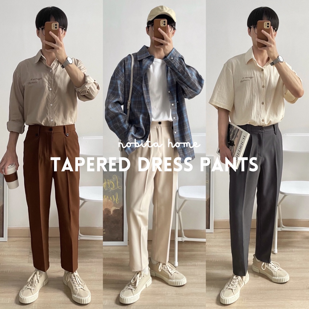 NOOBITA - Quần tây nam lưng chun phía sau vải ít nhăn _ form 9 tấc _ 7785