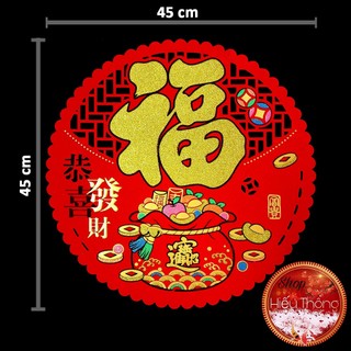 Decal trang trí tết