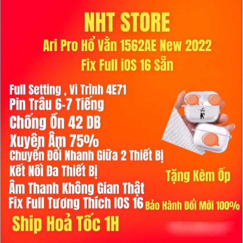 Tai Nghe TW Thế Hệ 4 1562AE Bản Cao Cấp Nhất Hiện Tại - Tinh Tế - Sang Trọng - Nhiều Tính Năng MớiBass Khoẻ