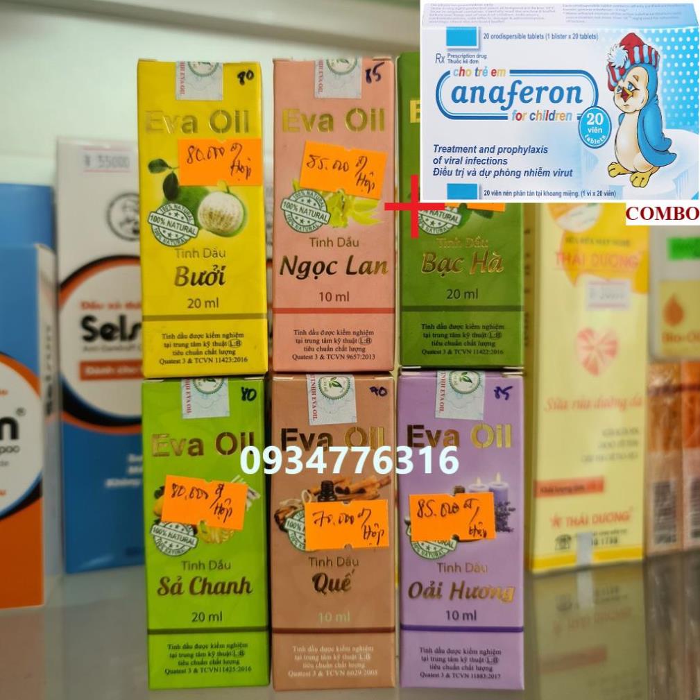 Combo Chim cánh cụt Nga+ Tinh dầu sả chanh Eva oil 20ml