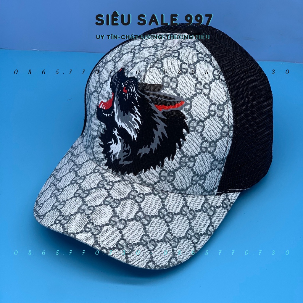 Nón Kết Phối Lưới Con Sói Thời Trang Siêu Đẹp, Nón Con Sói Cao Cấp GC