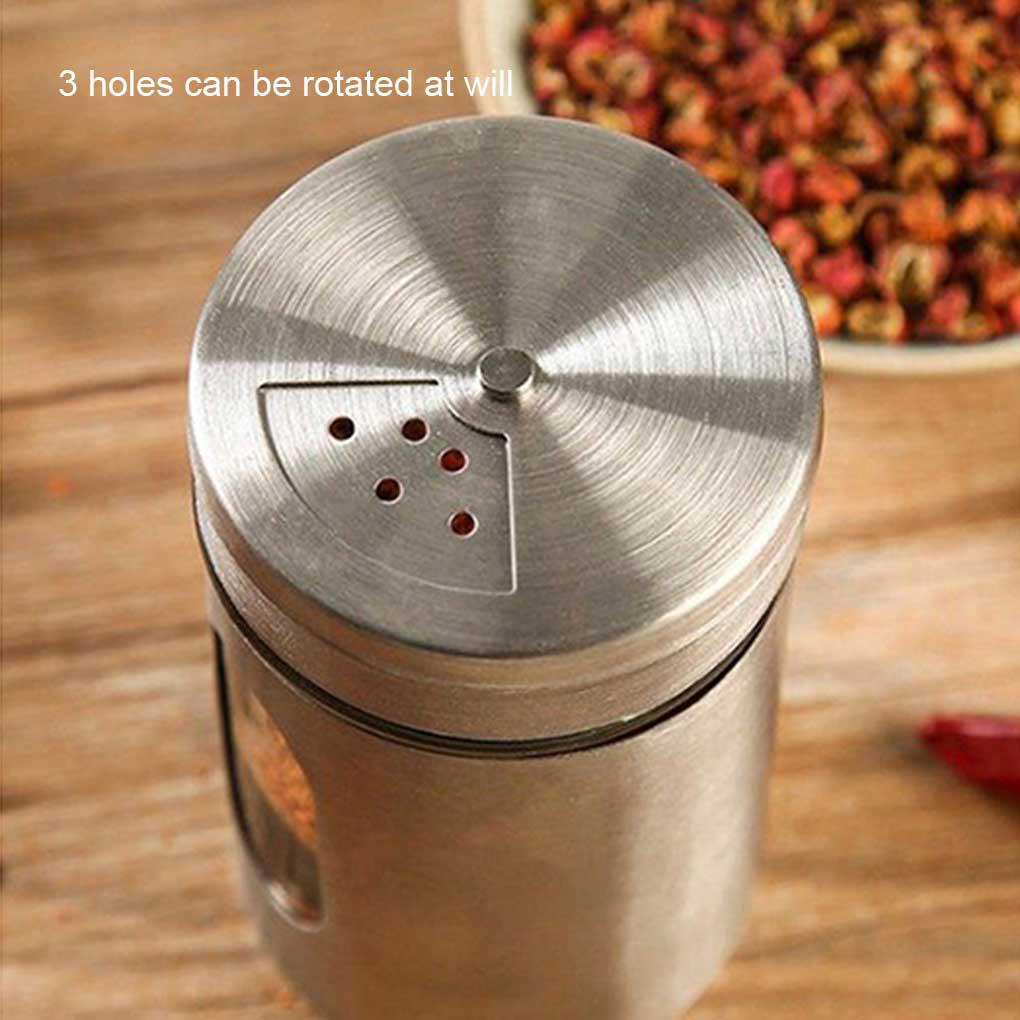 Spice Shaker Seasoning Pot Jar Multi Holes Condiments Boxes Containers