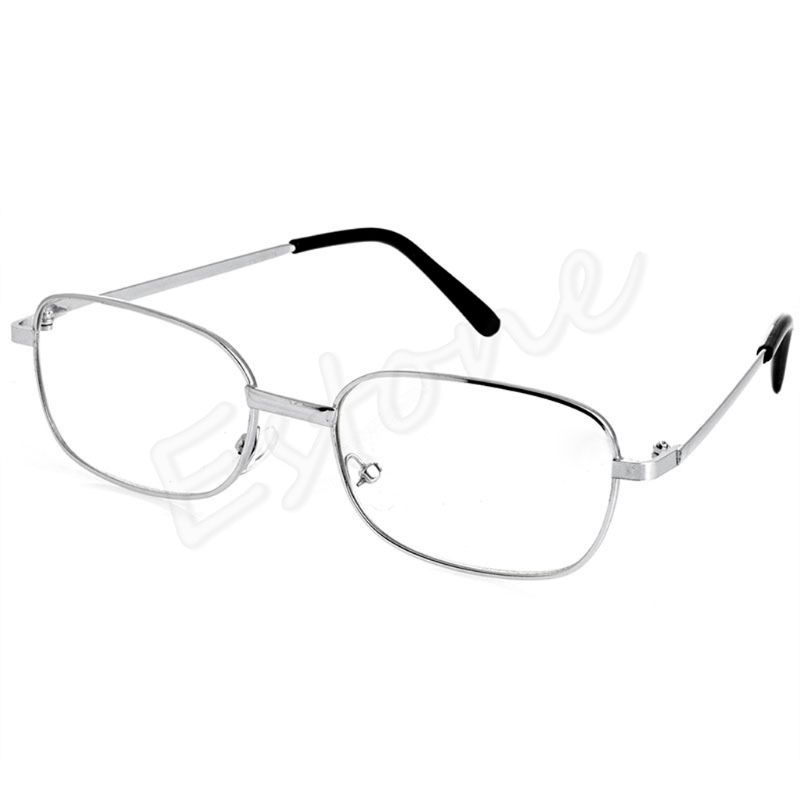 Kính Đọc Sách Gọng Kim Loại Unisex + 1 0 + 4 00 Diopter Nhỏ Gọn