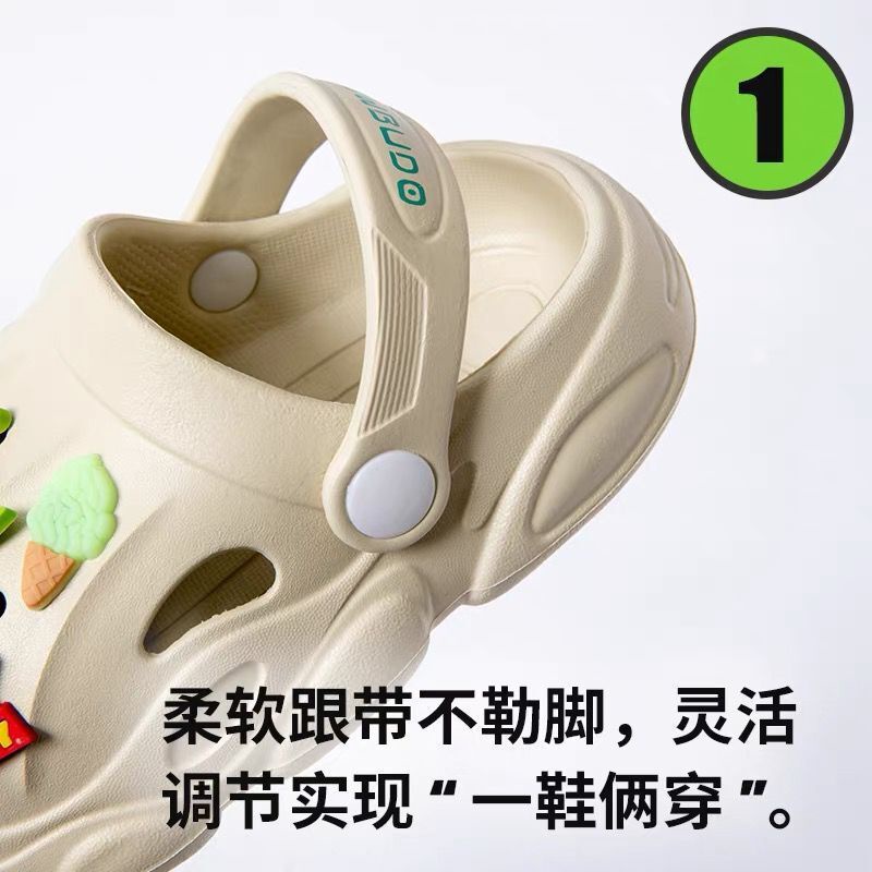 Giày Búp Bê Đục Lỗ Chống Trượt Cỡ Vừa Dễ Thương Thời Trang Mùa Hè Cho Bé Trai Và Bé Gái