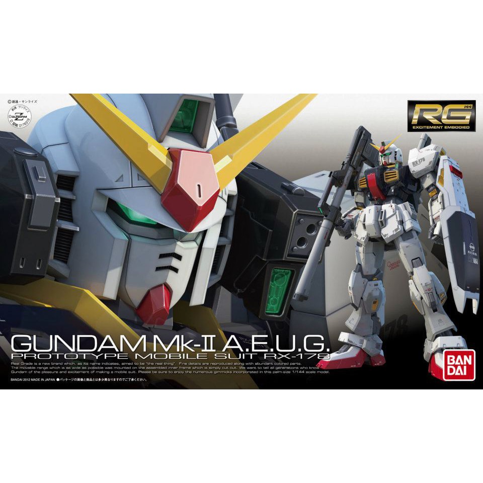 Mô hình lắp ráp Bandai Gundam RG 1/144 Gundam Mk 2 / Mk II AEUG