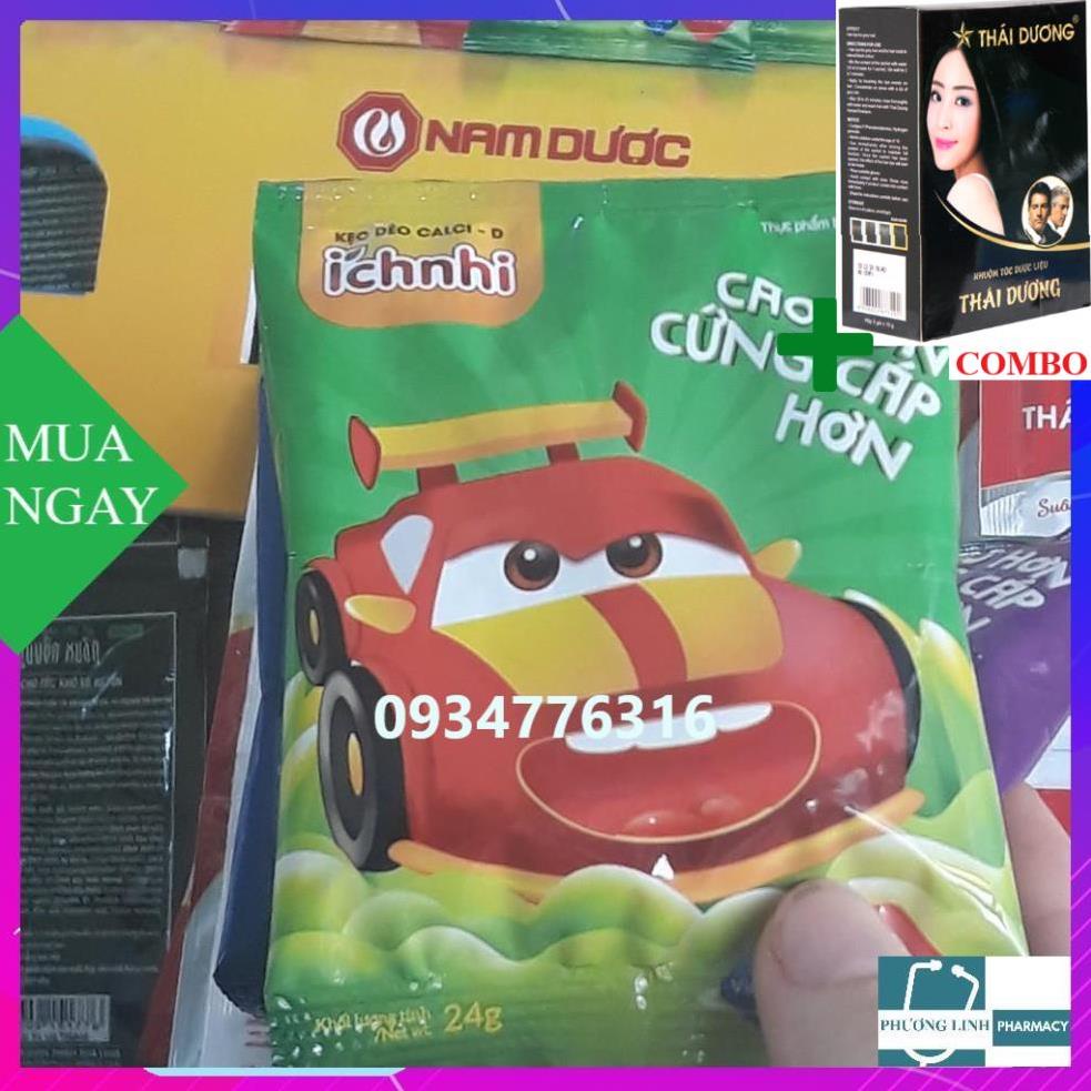 Combo Gội Là Đen Thái Dương+ Kẹo Dẻo Ích Nhi Canxi D Cho Trẻ Cao Lớn Hơn