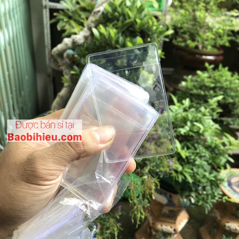 Combo 3 cái túi đựng Căn cước công dân bamarau nhựa PVC dẻo trong