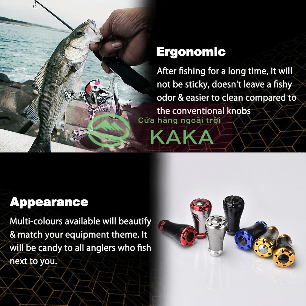 Kaka Ngoài trời chuyên nghiệpNút tay cầm guồng quay máy câu ngang Gomexus 20mm cho Shimano Sahare Vandord Daiwa Exceler