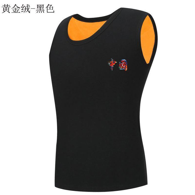 [M &amp; E] Áo Sát Nách Lót Lông Cừu Dày Giữ Ấm Mùa Đông Phong Cách Mới Cho Nam