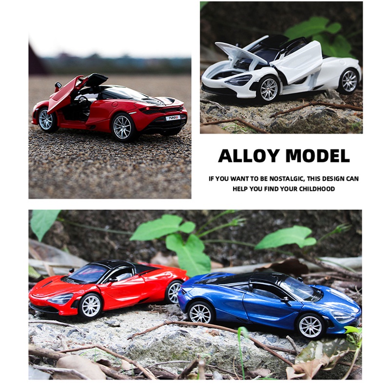 Mô Hình Xe Hơi Thể Thao McLaren 720S Bằng Hợp Kim Tỉ Lệ 1: 32