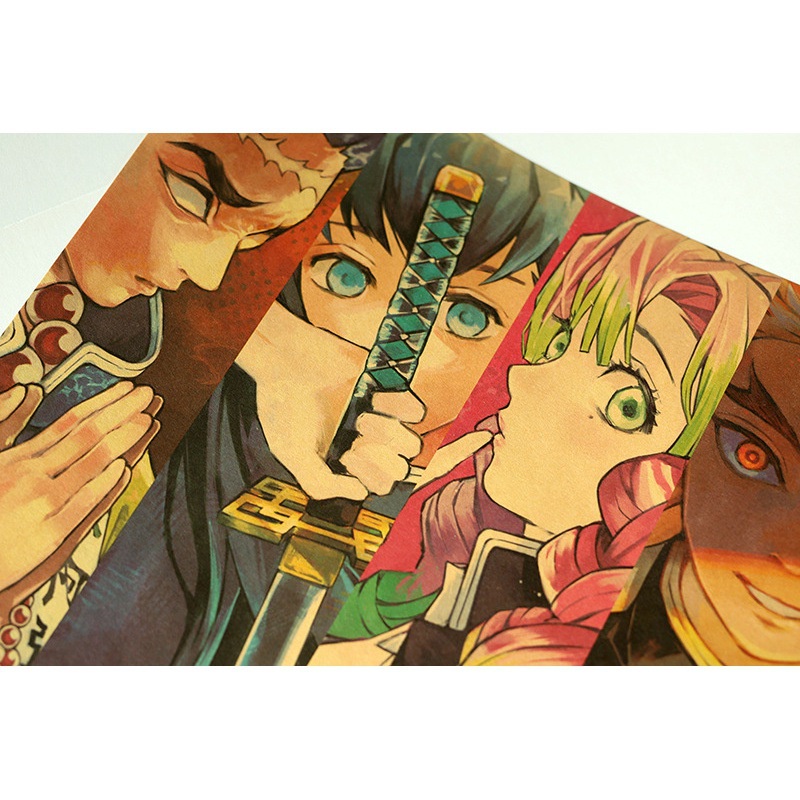 Poster KIMETSU NO YAIBA KA056 70*39.5cm Giấy dán tường Anime siêu đẹp