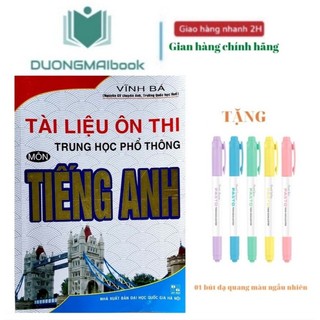 Sách - Tài Liệu Ôn Thi THPT Quốc Gia Môn Tiếng Anh – Vĩnh Bá