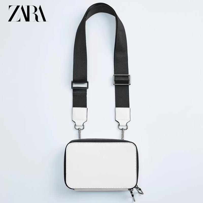 Túi Đeo Chéo Zara Dáng Vuông Nhỏ Dễ Phối Đồ Thời Trang Cho Nam Và Nữ