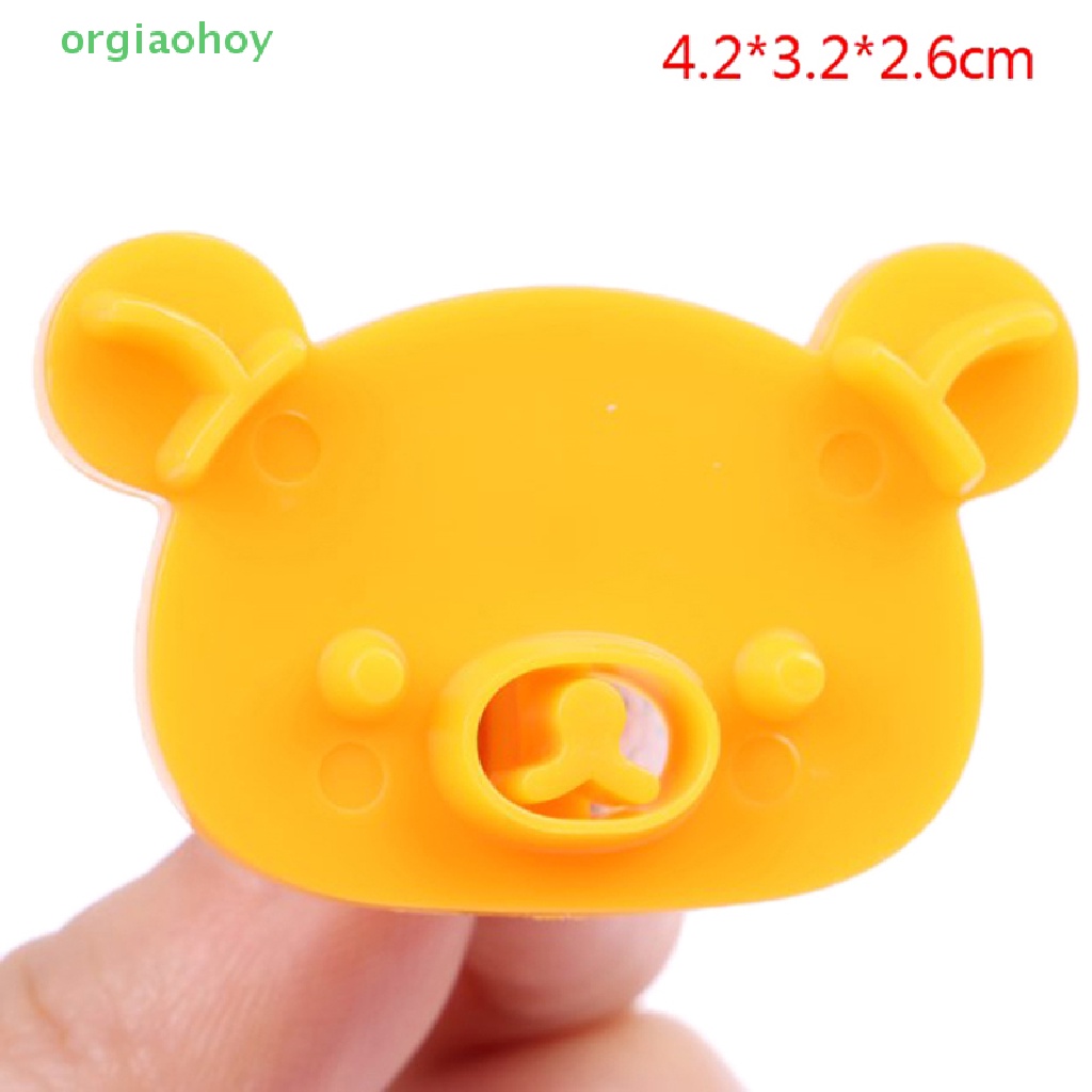 Set 3 Khuôn Dập Nổi Hình Gấu Dễ Thương Dùng Làm Bánh Sandwich