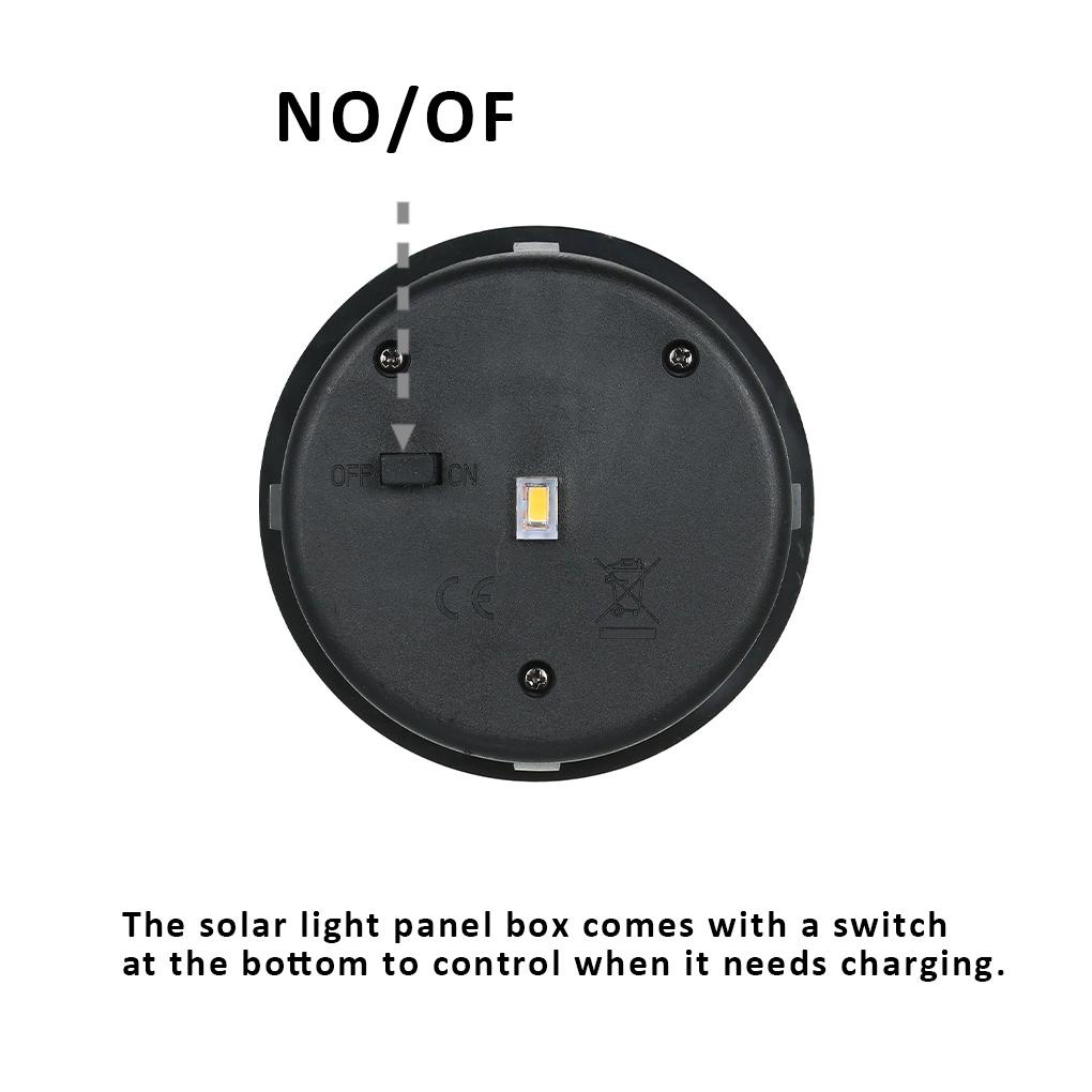 Bộ 2 Hộp Đèn LED Năng Lượng Mặt Trời Thay Thế