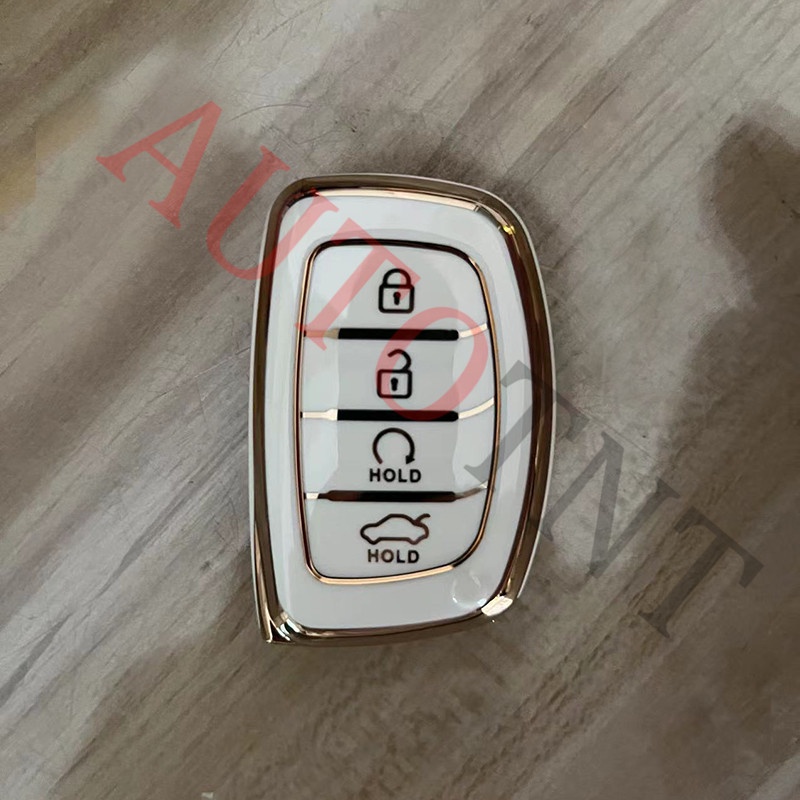 Ốp Chìa Khóa 4 Nút 5 Nút 7 Nút Cao Cấp Cho Hyundai creta 2021 Tucson L Genesis