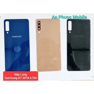 Nắp lưng điện thoại samsung a7 2018 a750 hàng zin tháo máy