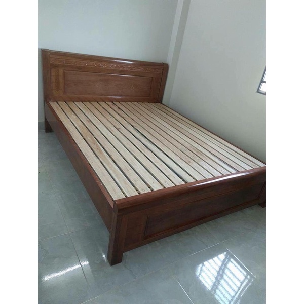 giường gỗ xoan đào lào