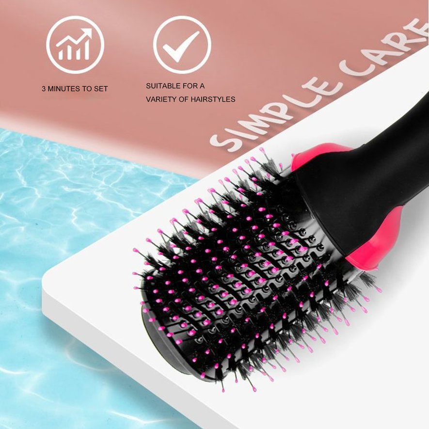 ❤Hair Dryer Hot Air Brush Styler And Volumizer Straightener Curler Comb Roller