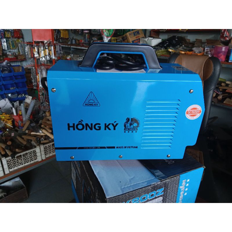 MÁY HÀN QUE ĐIỆN TỬ HỒNG KÝ HK 200Z INVERTER BH12T hàng chính hãng