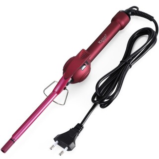 Máy Uốn Xoăn Tóc Lọn Nhỏ 9mm Cao Cấp Kemei KM-1023 Chỉnh Nhiệt Màn Hình LCD