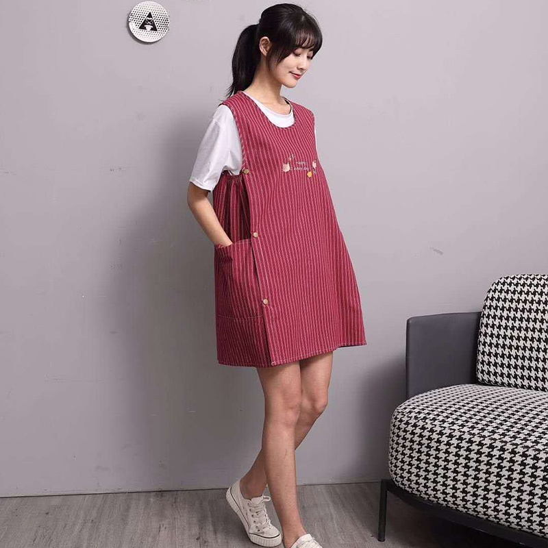 Tạp Dề cotton Thời Trang Hàn Quốc Dành Cho Nữ