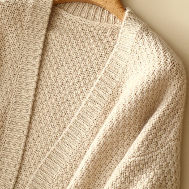 Áo Cardigan Màu Nude Nhẹ Nhàng Dễ Thương Khoác Nhẹ Thu Đông Freesize