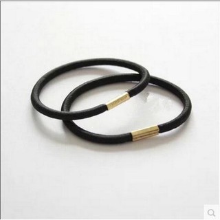 [HÀNG MỚI VỀ] Dây Cột Tóc Màu Đen Đơn Giản Siêu Co Giãn