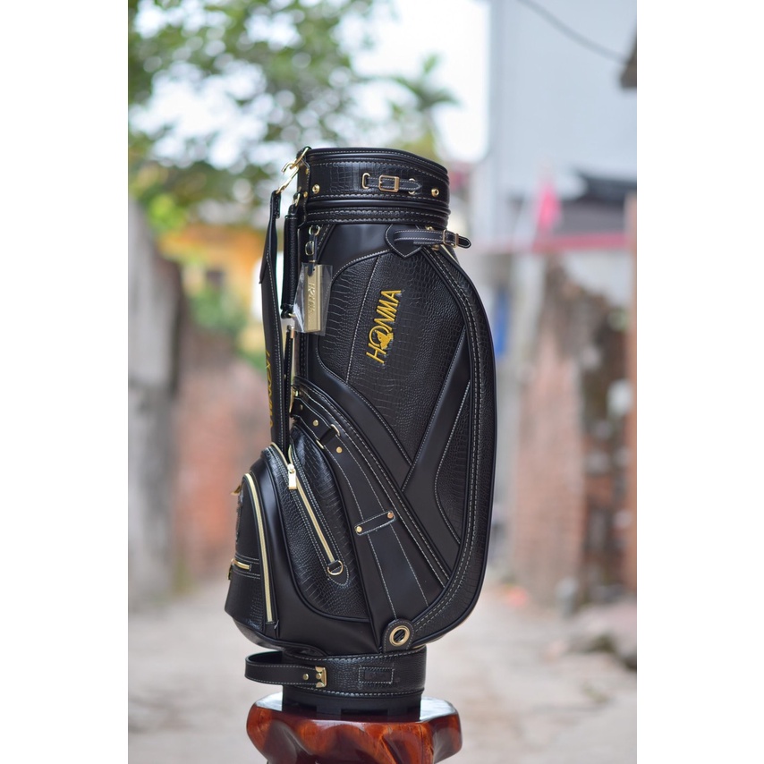 Túi gậy golf Honma phiên bản kỷ niệm 60 năm, chất liệu da cao cấp