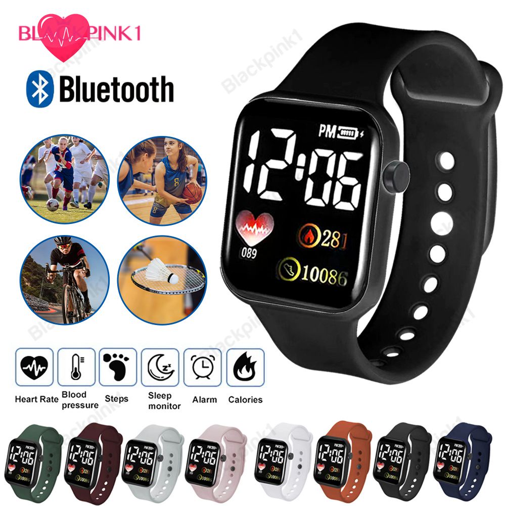 Hàng Mới Về Đèn Led Chống Thấm Nước Đồng Hồ Kỹ Thuật Số Đồng Hồ Điện Tử Giải Trí Học Sinh Thể Thao Đơn Giản Nam Tặng Kid Đồng Hồ Quà Tặng Năm Mới blackpink