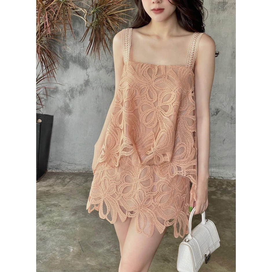 Set Hai Dây Phối Hoa Ren Cao Cấp S01