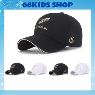 Mũ lưỡi trai đôi thêu nổi chữ FREEDOM cực đẹp thời trang phong cách hàn quốc cho nam và nữ 66KIDS SHOP