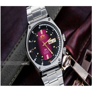Đồng hồ nam orient sk mặt lửa huyền thoại vỏ bạc cao cấp automatic - máy móc nguyên zin 100%