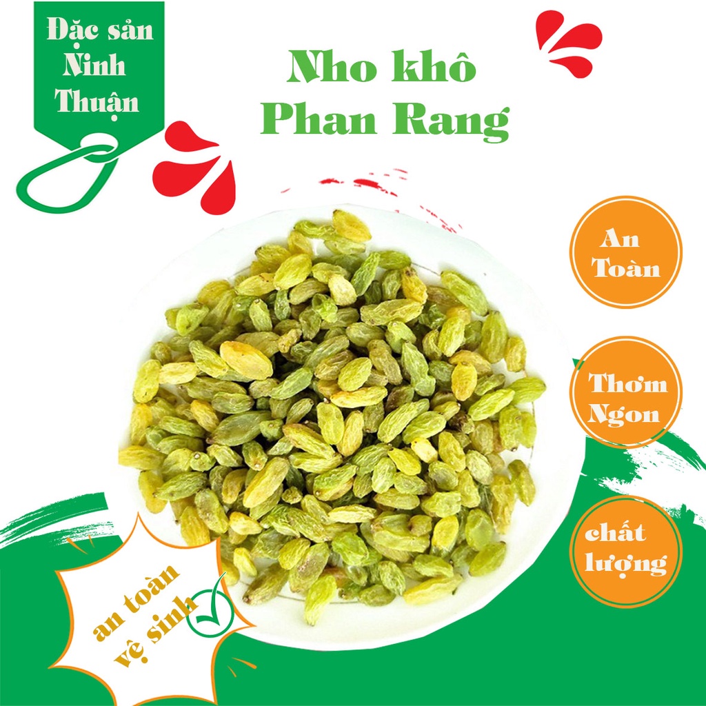 Nho khô Phan Rang-Ninh Thuận không sạn cát