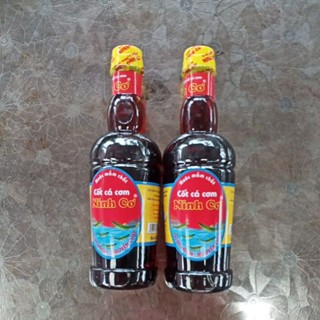 [ 1 chai ] Nước mắm chắt truyền thống Ninh Cơ không chất bảo quản, chai 500ml. Độ đạm >=33gn/l. Mắm Hải hậu Nam Định