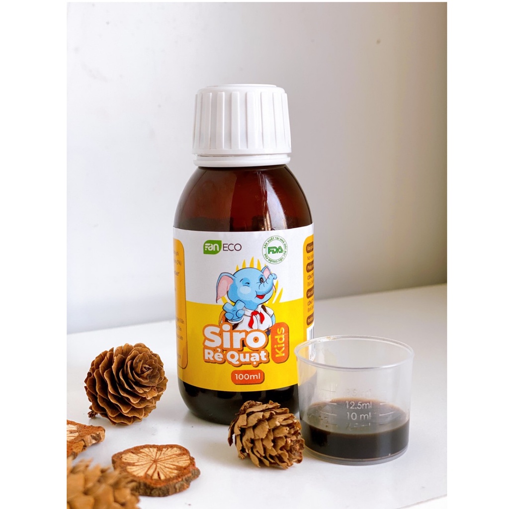 Siro ho rẻ quạt kids Faneco lọ 100ml