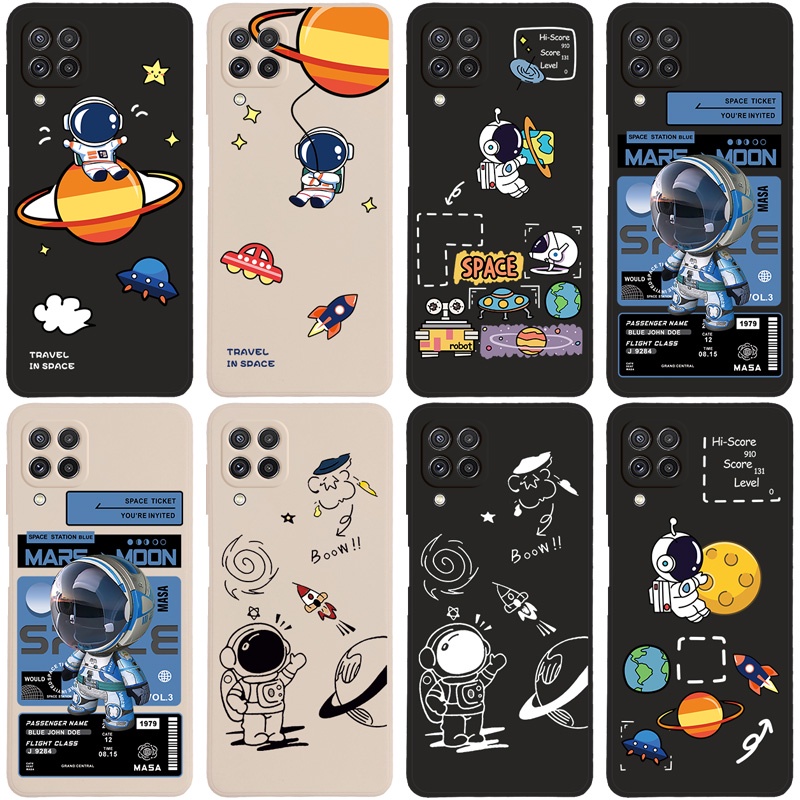 Ốp Lưng Có Giá Đỡ HìNh ỐNg KíNh Camera ThờI Trang Cho Samsung Galaxy A12