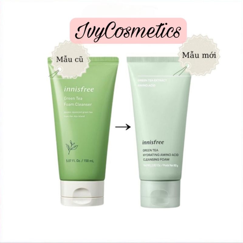 Sữa Rữa Mặt INNISFREE Green Tea Foam Cleanser