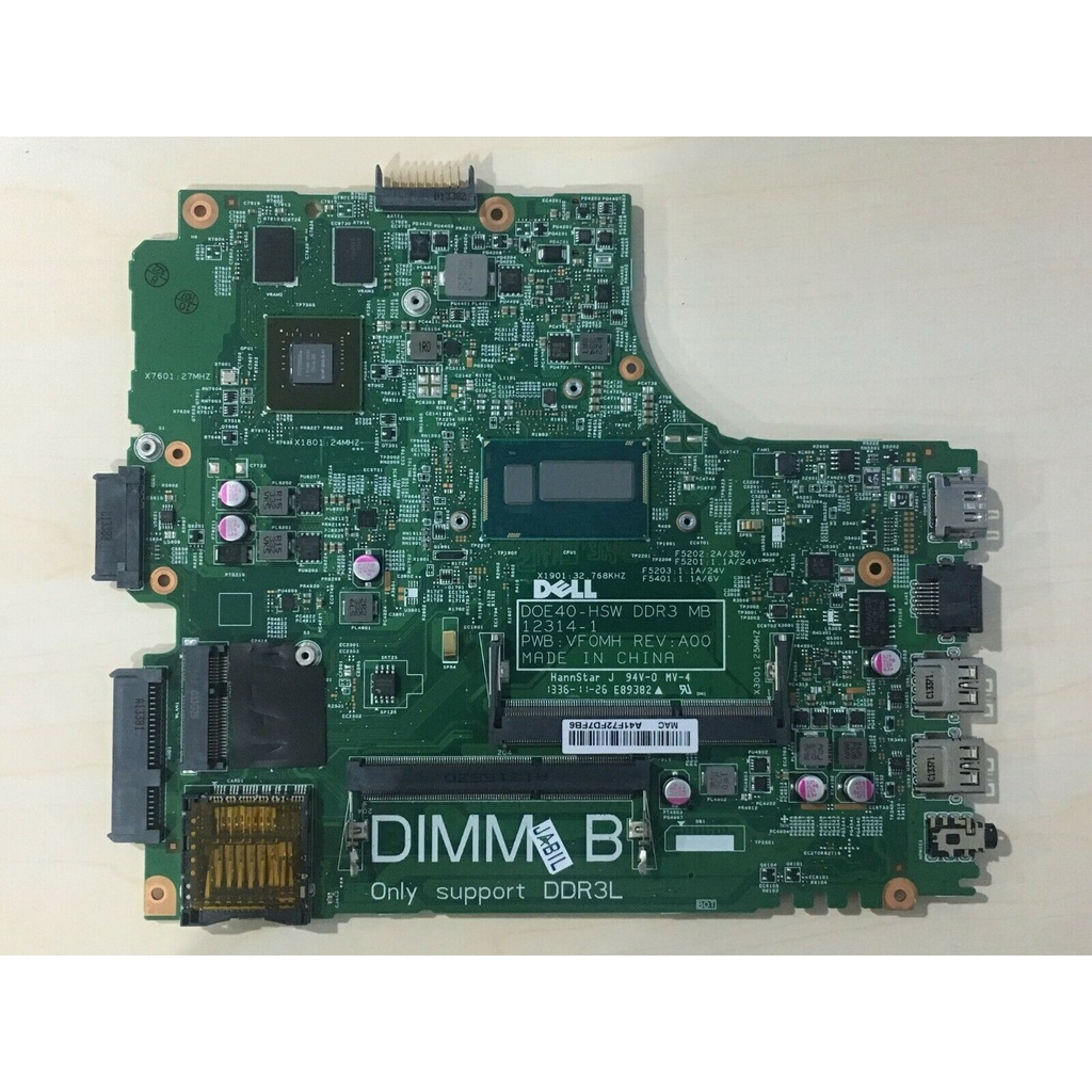 MAIN LAPTOP HÃNG DELL HP ACER ASUS LENOVO BÓC MÁY