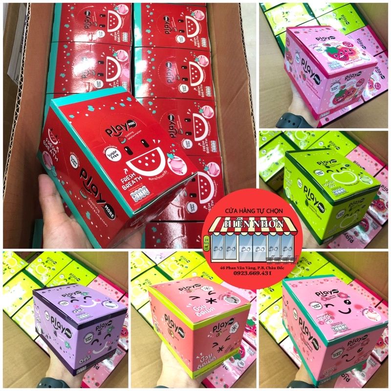 [BÁN SỈ HỘP 6 HŨ] Kẹo Play More Thái Lan 22g