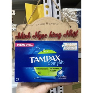 Băng vệ sinh dạng ống Tampax compak xách Pháp