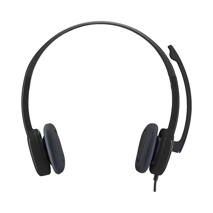 Tai nghe chụp tai, có dây Logitech H110/ H111/ H150/ H151, Âm thanh nổi, 2 giắc, Chính hãng - Bảo hành 12 tháng