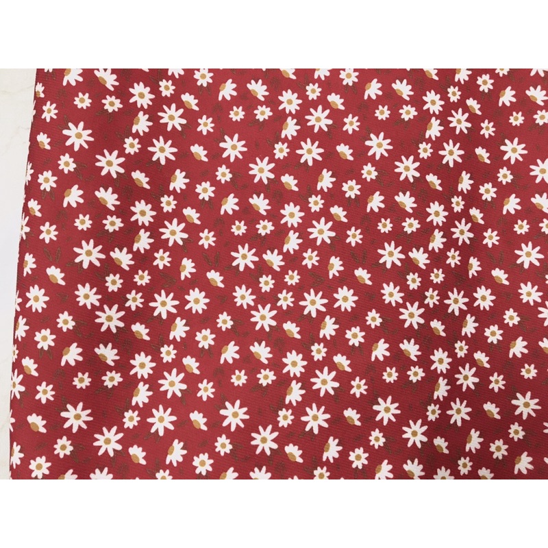 Vải Nhung Tăm Hoa Mềm Mịn - May Đồ Tết