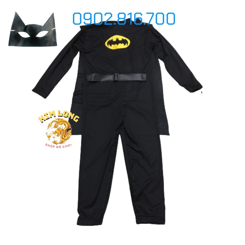 Bộ quần áo SIÊU ANH HÙNG người nhện Spiderman - siêu nhân Superman - Batman trang phục hoá trang Halloween cho bé trai