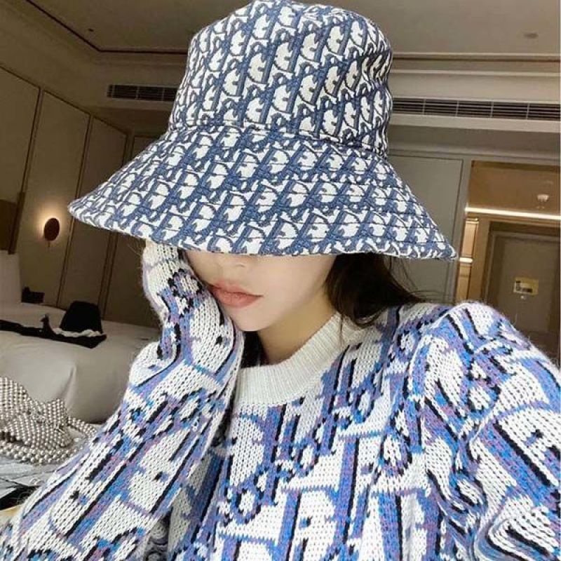 Plus Áo Sweater Dior Tay Dài Dáng Rộng Cổ Tròn Có Size Lớn Dành Cho Nữ