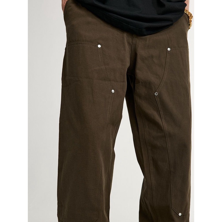 Quần Dài Dáng Suông Rộng Phong Cách Thời Trang Retro Mỹ